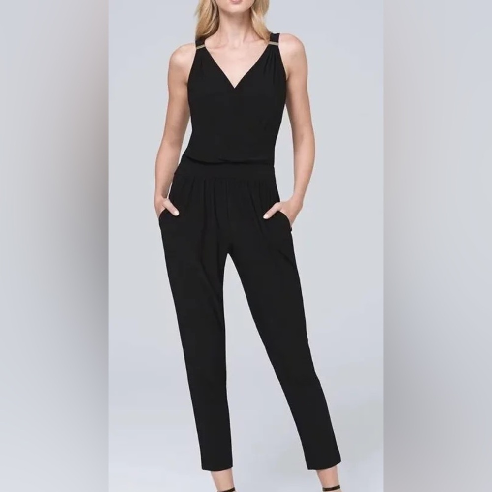 SL Tapered Leg black Jumpsuit, size 6